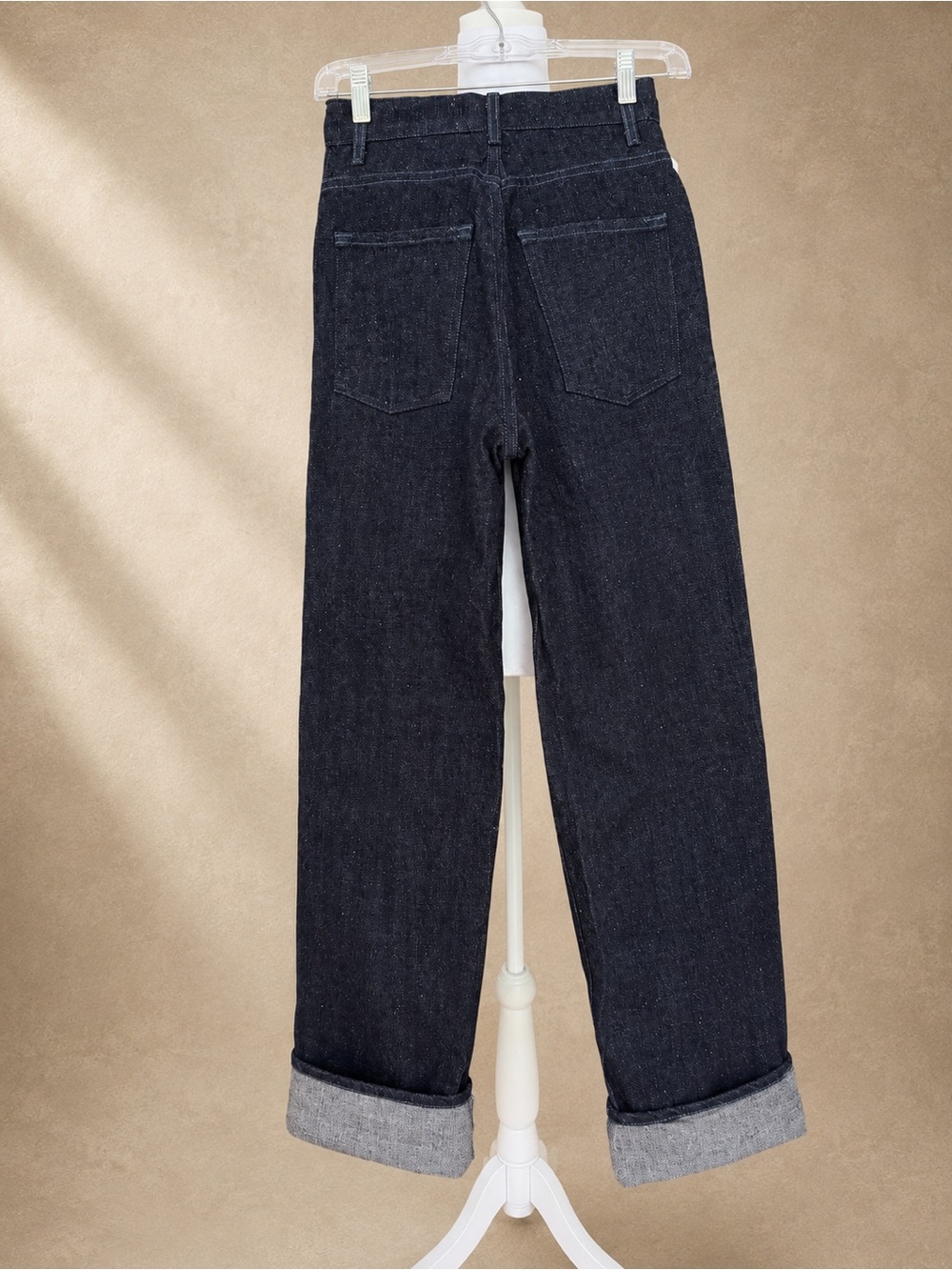 Imogene + Willie Catherine Indigo Rigid Nep Jeans Like New Selvedge Denim - Picture 9 of 12